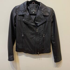 Vera Pelle Classic Black Leather Jacket